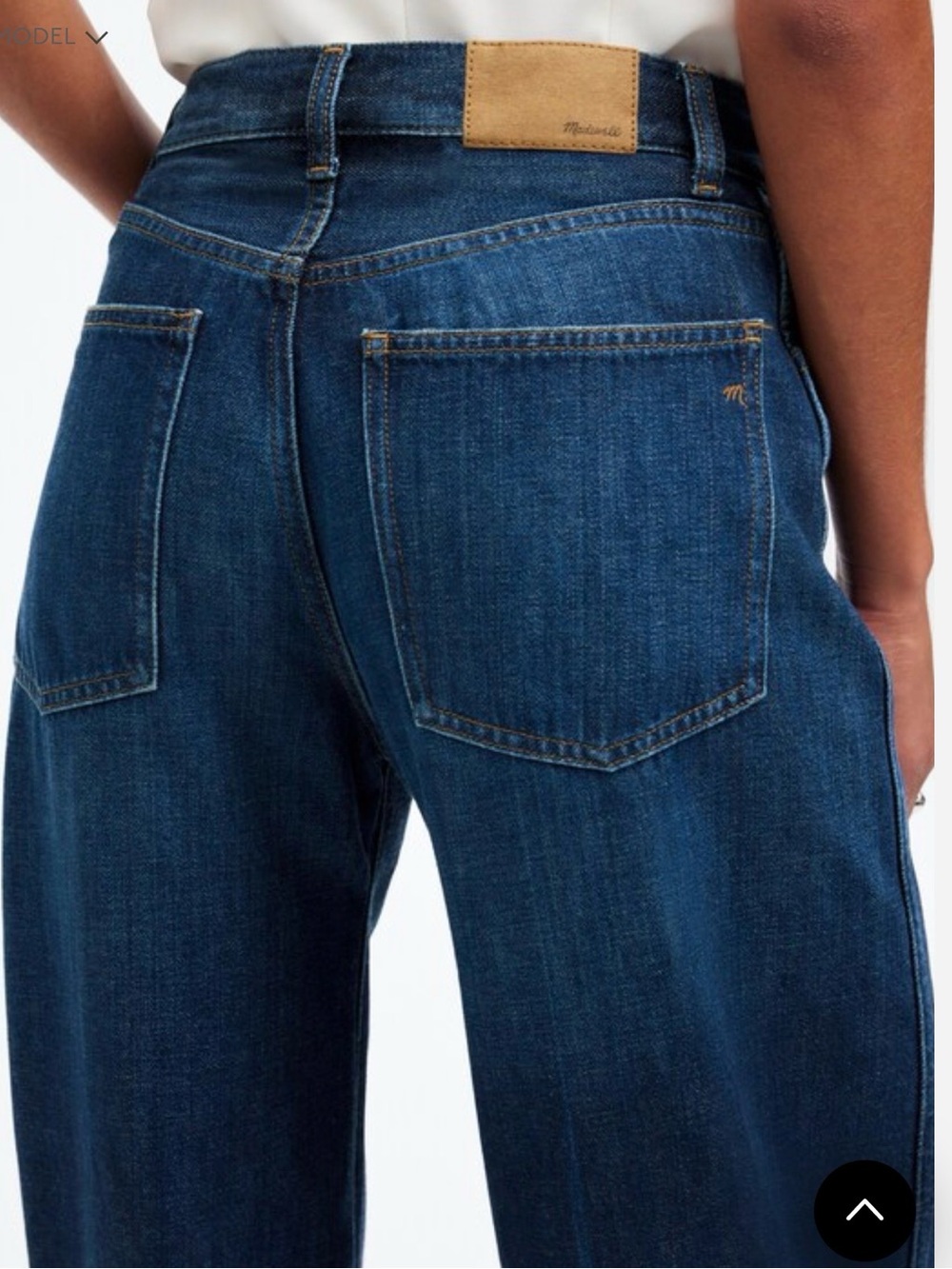 Madewell Superwide Leg Jeans: Softdrape Denim Edition Size 33 NWT - Picture 6 of 12